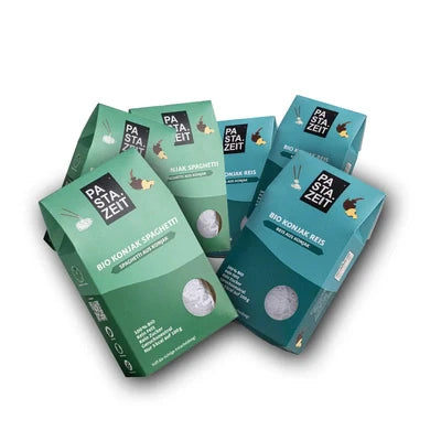 Konjak Reis und Konjak Spaghetti