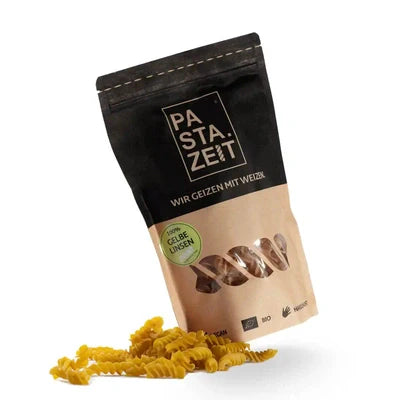 Dieses Produkt beinhaltet 250g Gelbe Linsen Fusilli